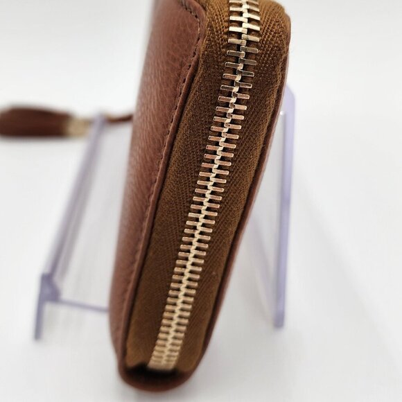 NEW! AUTHENTIC GUCCI GG CALF LEATHER TASSEL LONG WALLET IN WHISKY BROWN - Picture 7 of 13